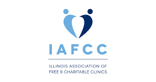 Logo for IAFCC which is the Illinois Association of Free and Charitable Clinics
