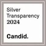 The Candid Silver Transparency logo indicating our ranking with their organization.