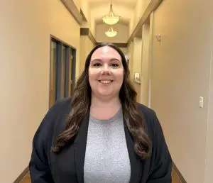 Headshot of Kristina Leahy, the CHCC Development & Outreach Coordinator.